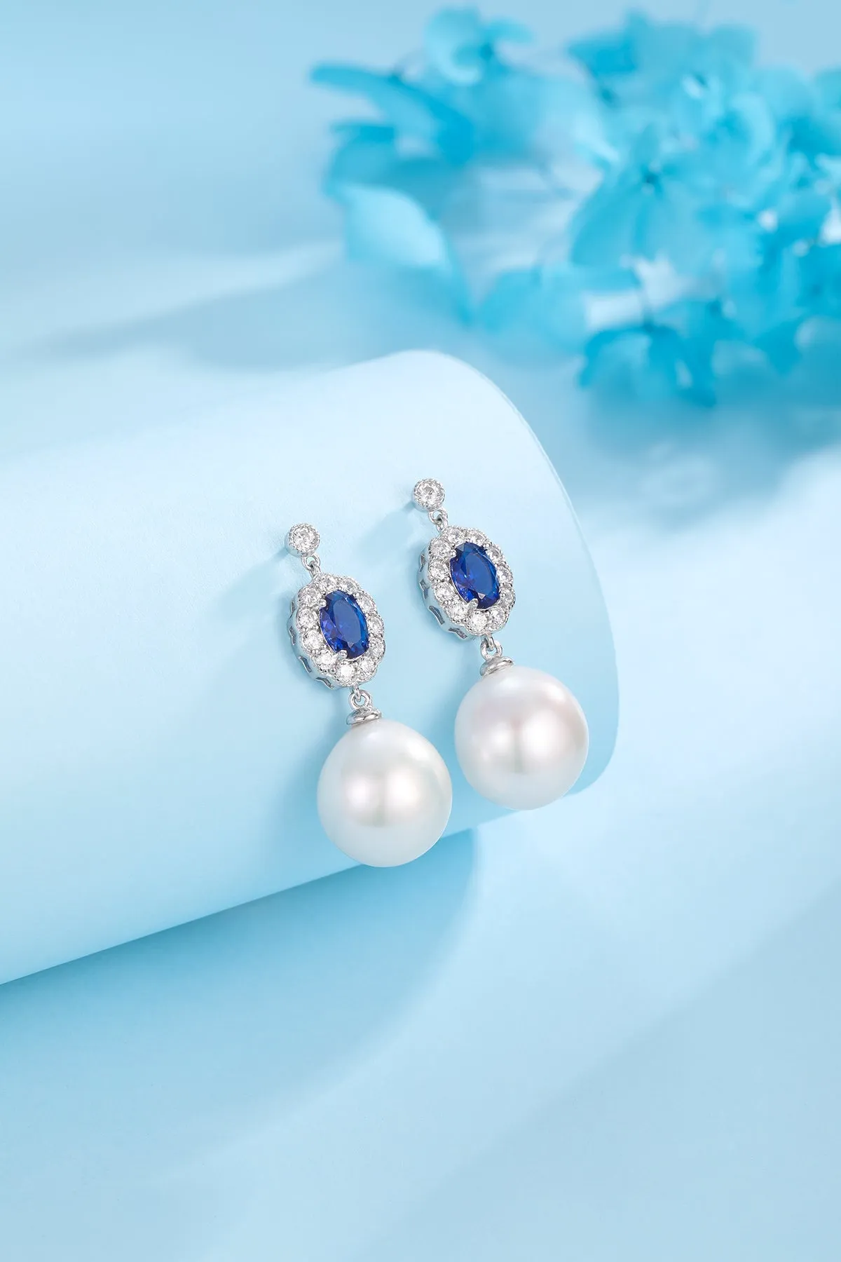 10-11mm Freshwater Pearl & Royal Elegance Baroque Pearl Earrings