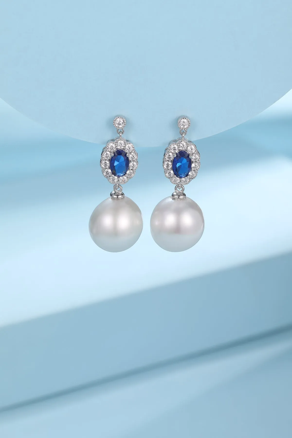 10-11mm Freshwater Pearl & Royal Elegance Baroque Pearl Earrings