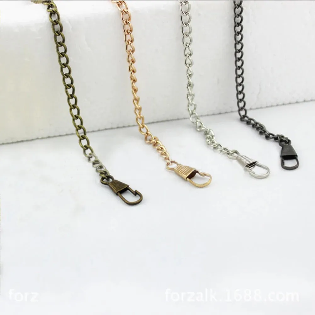 3/16" (5mm) Nickel Plated Chain With Clasps / 47" (120cm) Length