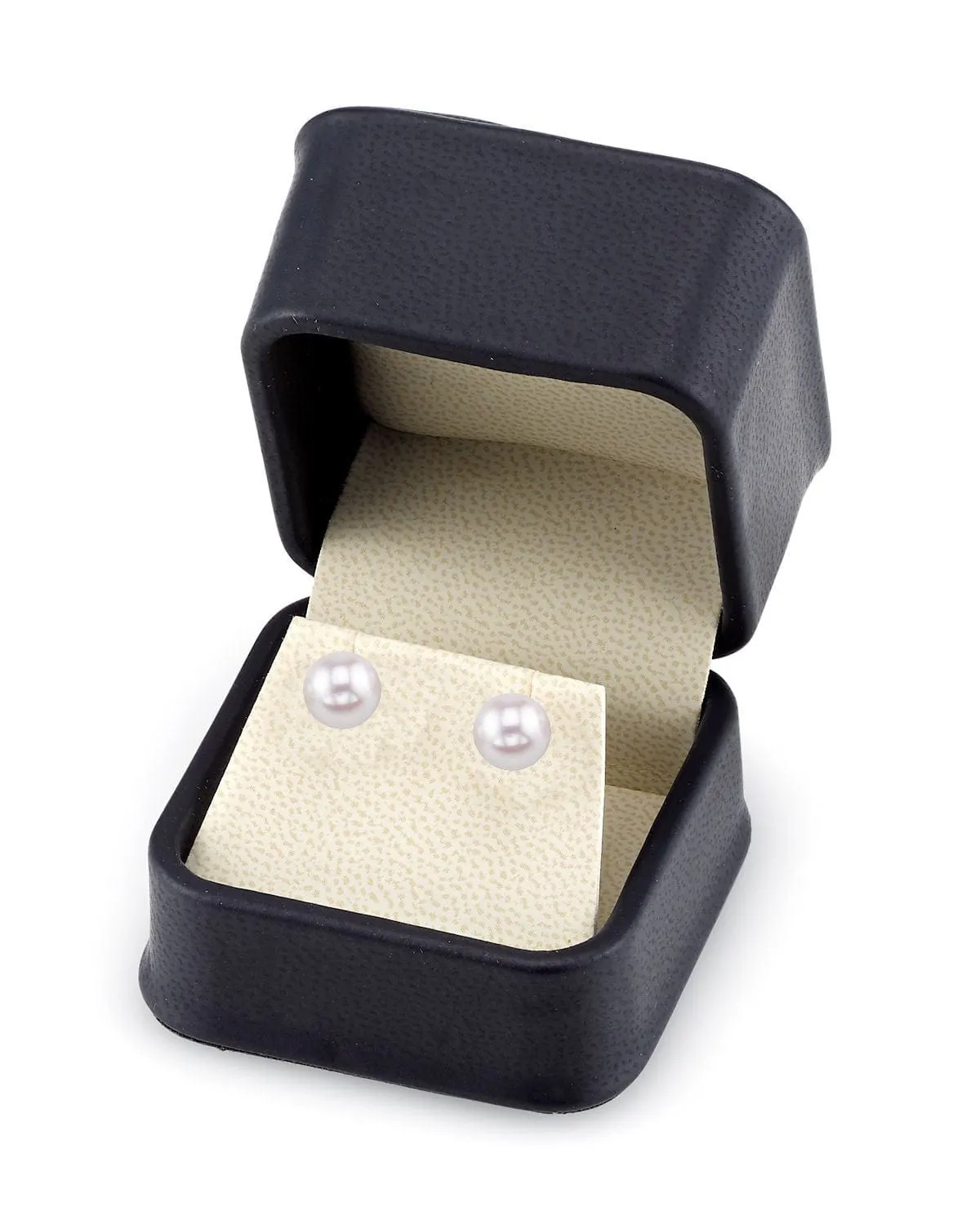 8.0-8.5mm Hanadama Akoya Round Pearl Stud Earrings