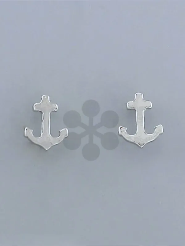 Anchor Stud Earrings