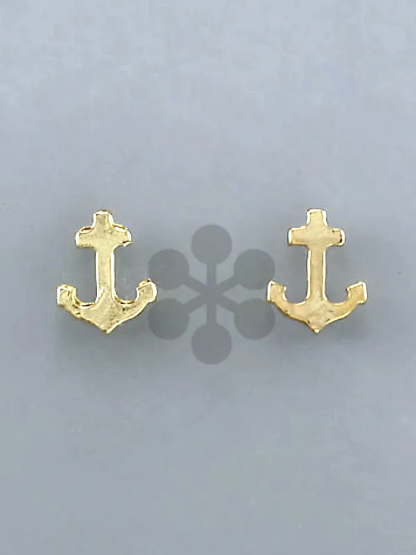 Anchor Stud Earrings