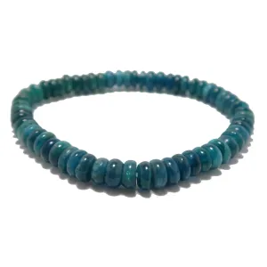 Apatite Bracelet Bright Brilliant Blue Crystal