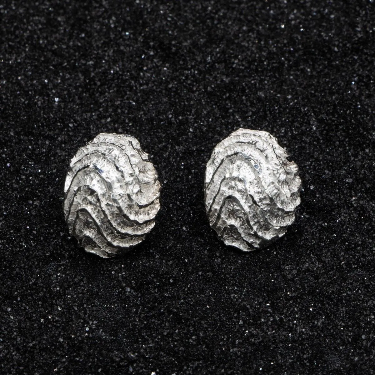 Caribbean Brain Coral Stopper Stud Earring