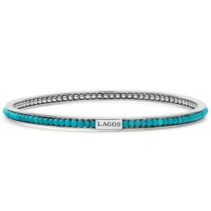 Caviar Icon Turquoise Bangle