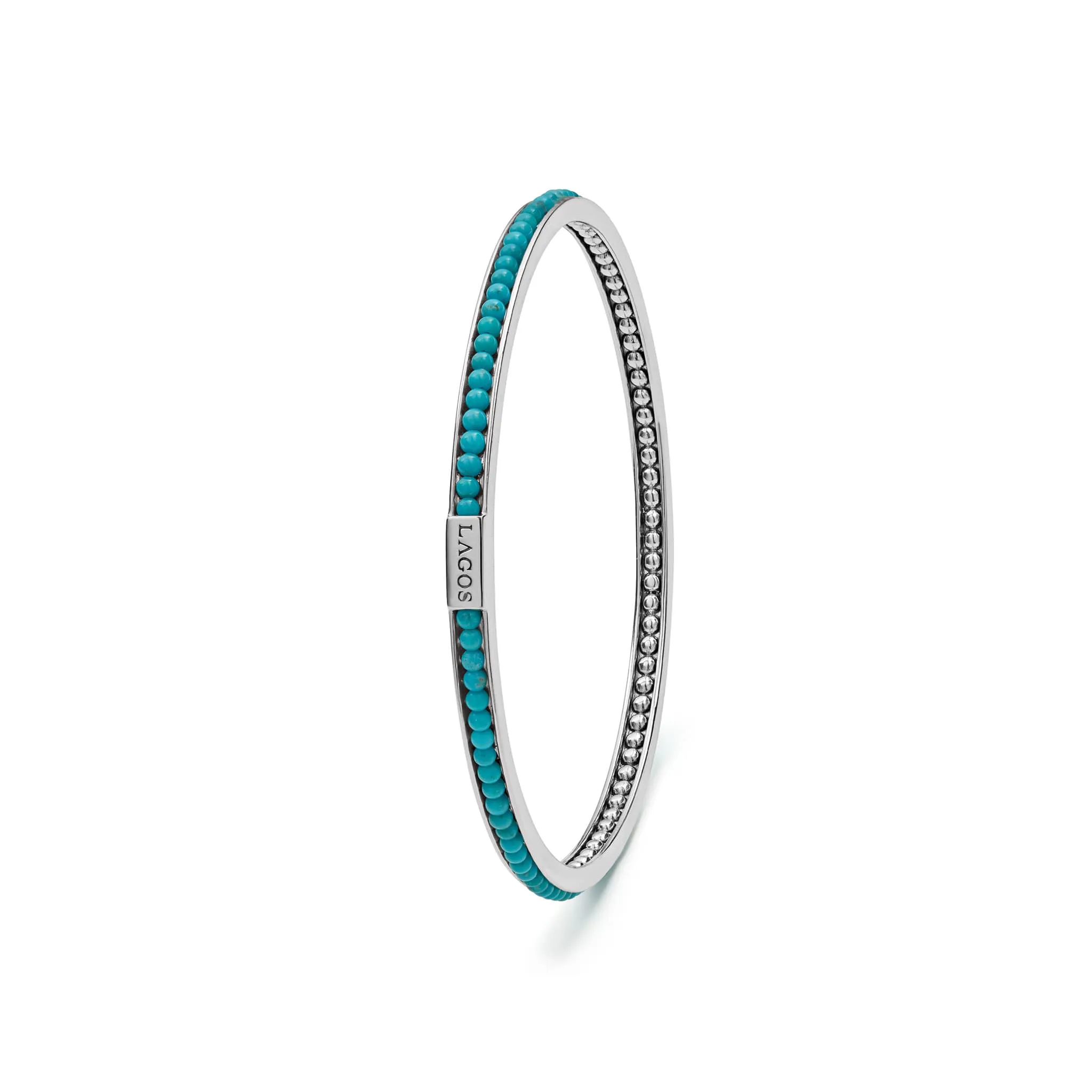 Caviar Icon Turquoise Bangle