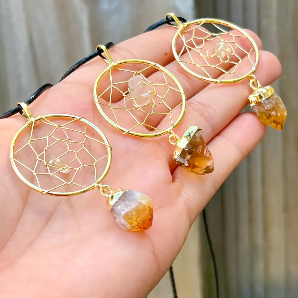 Citrine Pendant Necklace