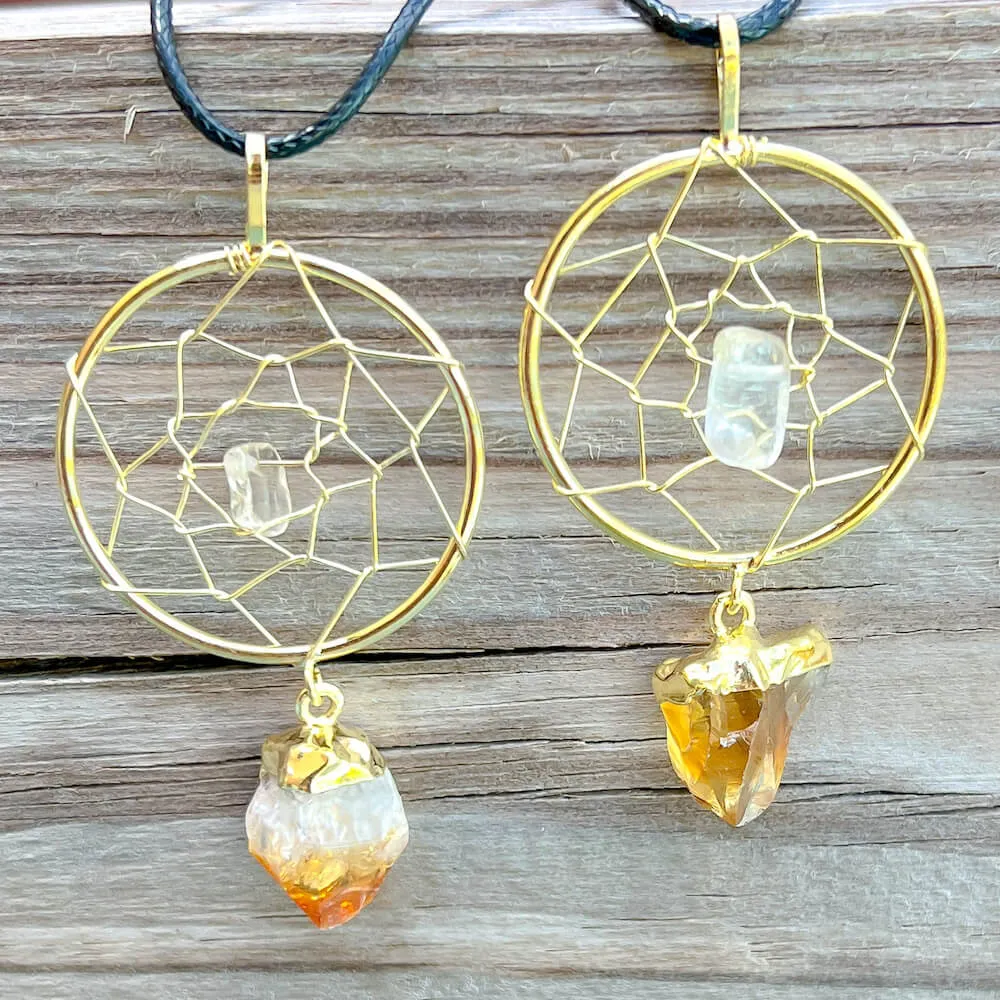 Citrine Pendant Necklace