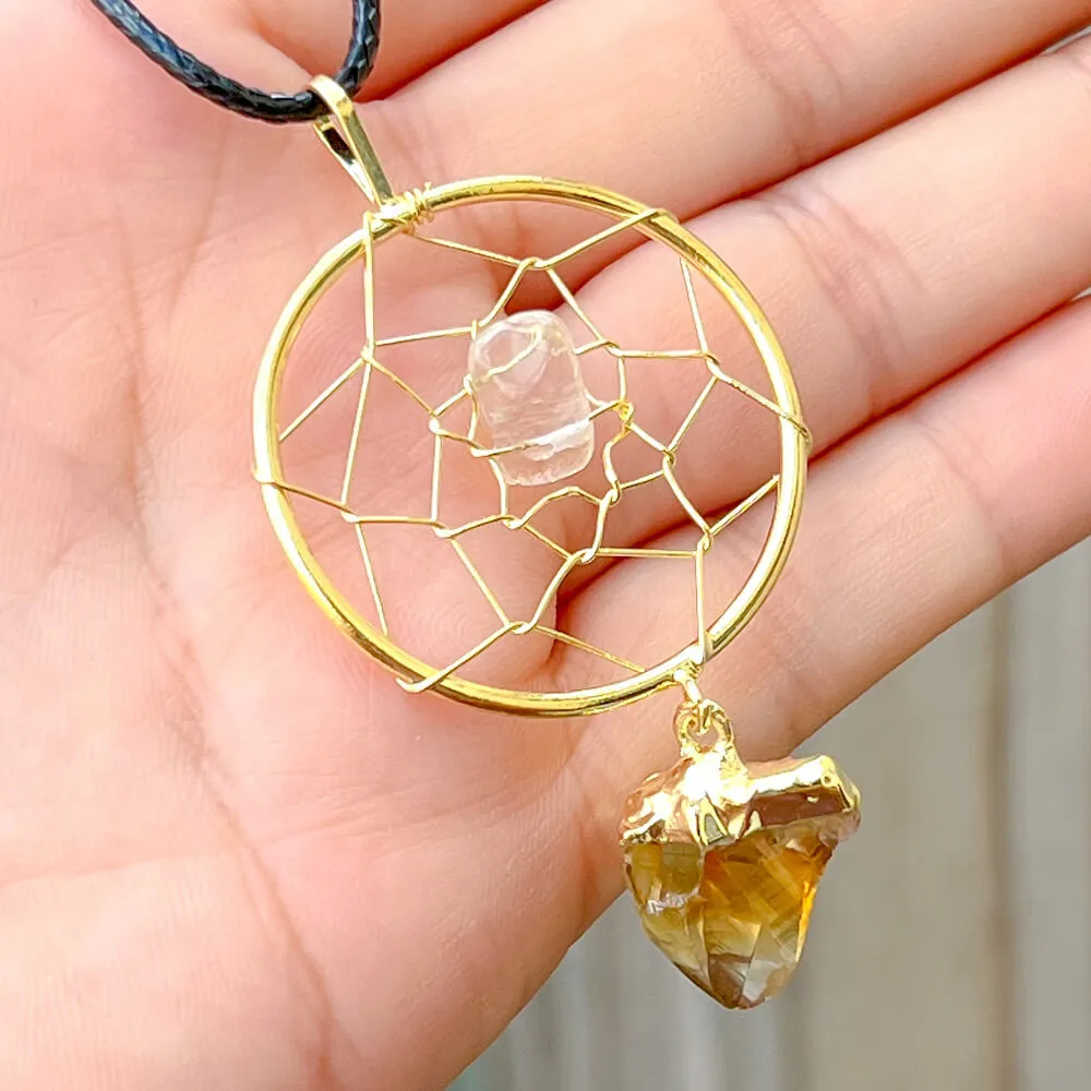 Citrine Pendant Necklace