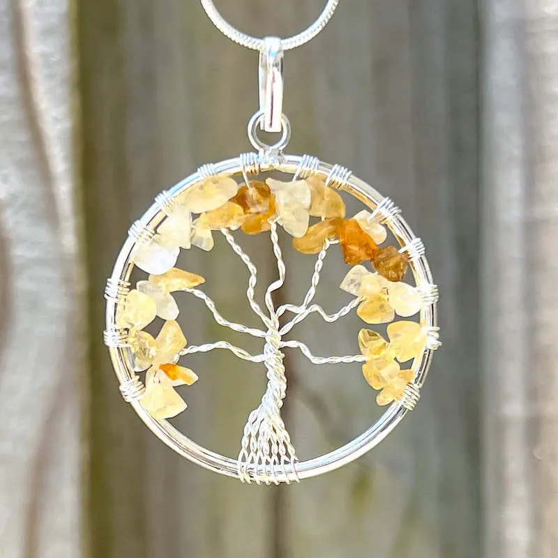 Citrine Pendant Necklace