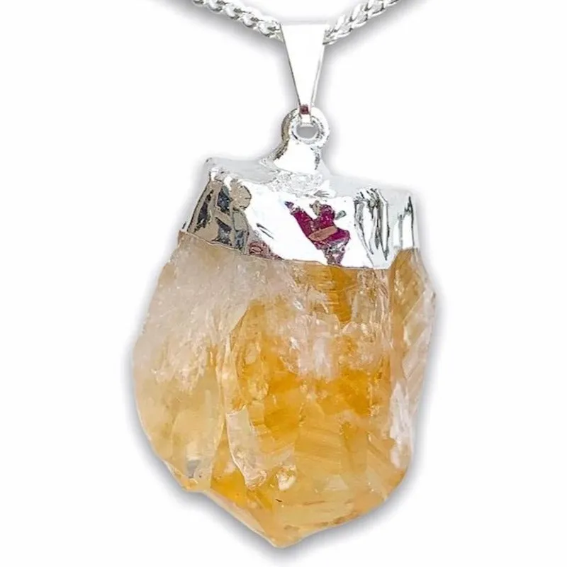 Citrine Pendant Necklace