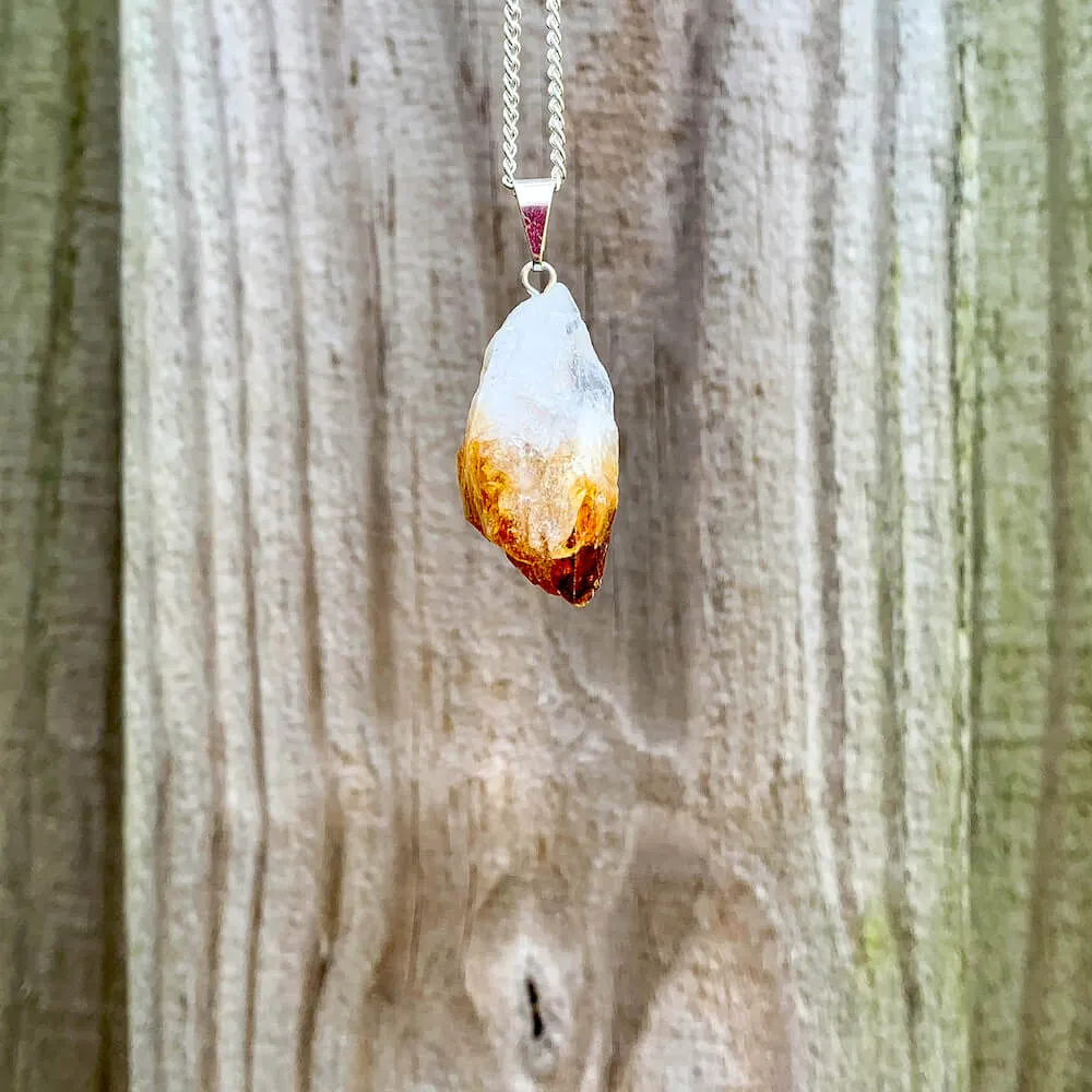 Citrine Pendant Necklace