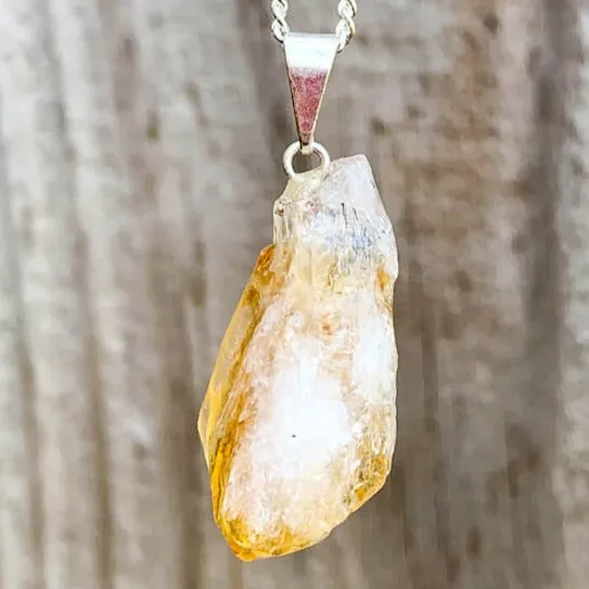 Citrine Pendant Necklace