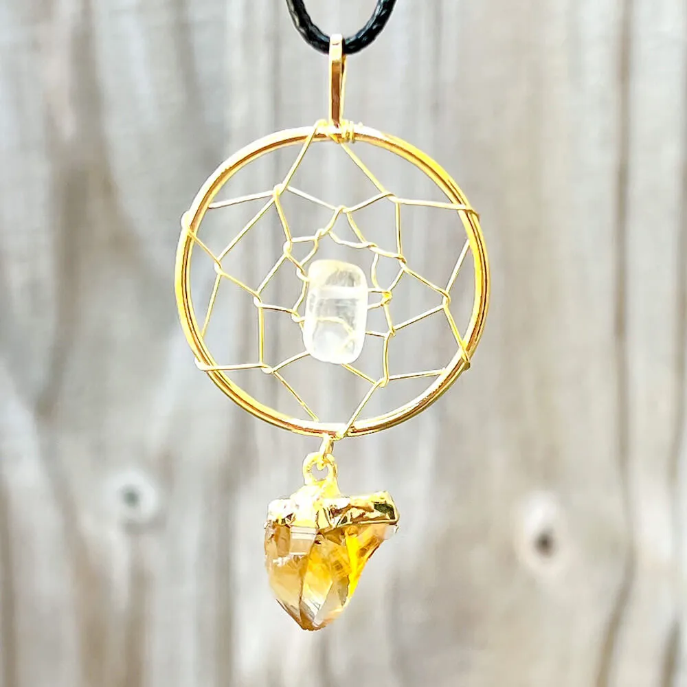 Citrine Pendant Necklace