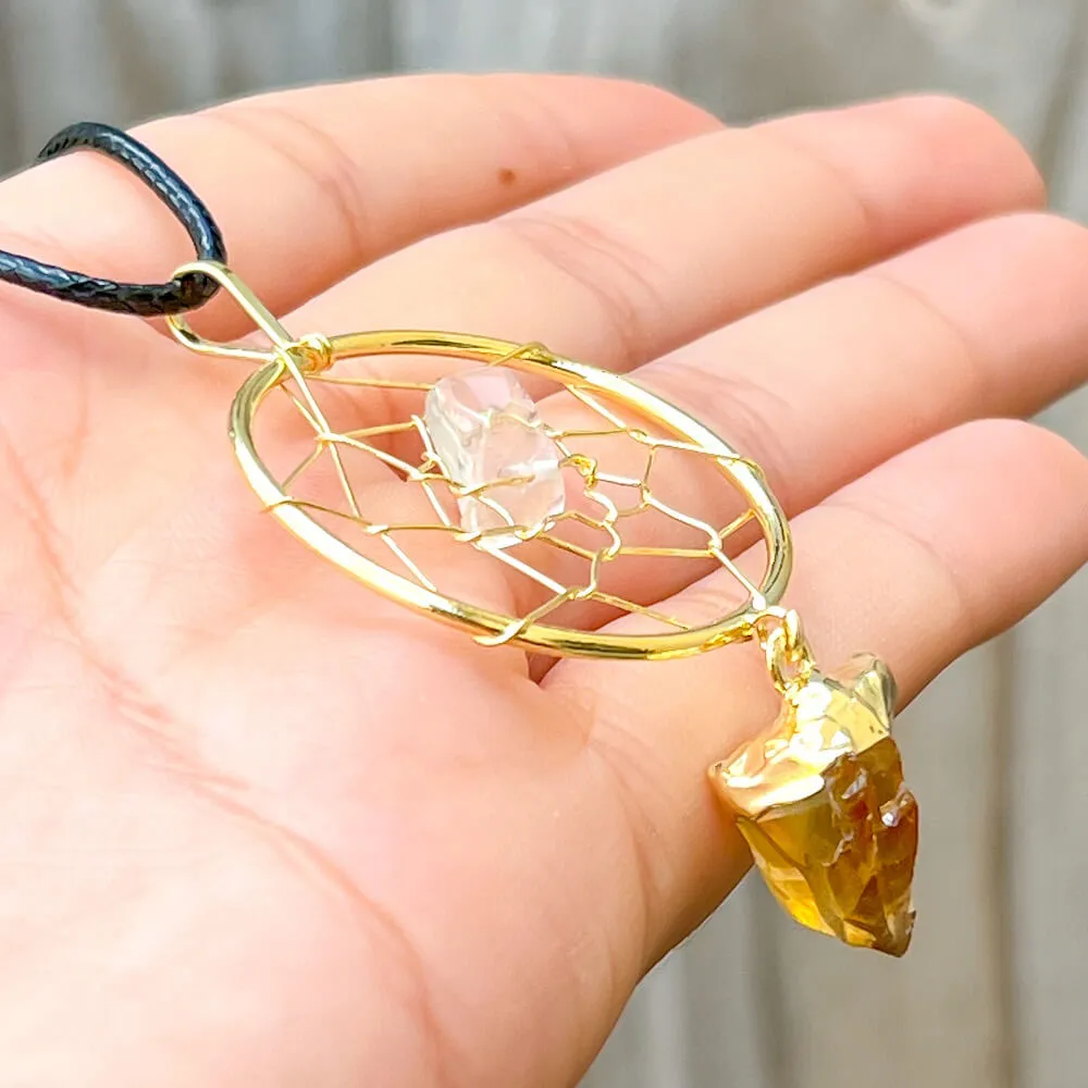 Citrine Pendant Necklace