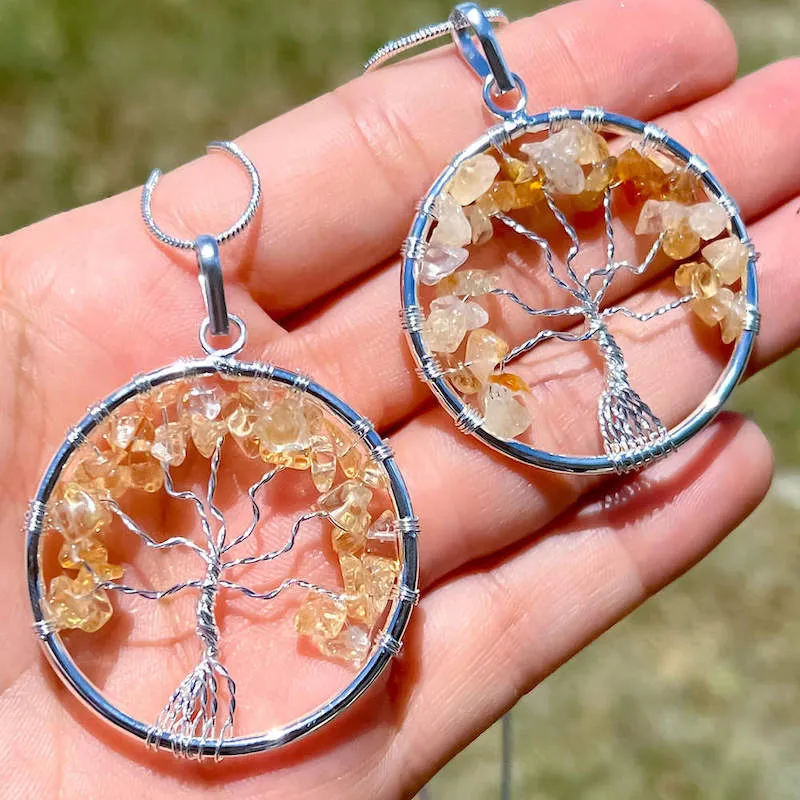 Citrine Pendant Necklace