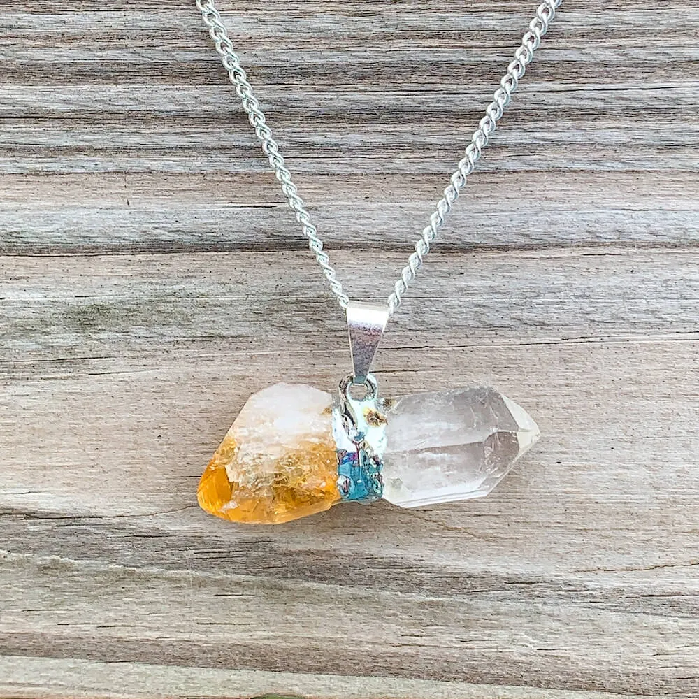 Citrine Pendant Necklace