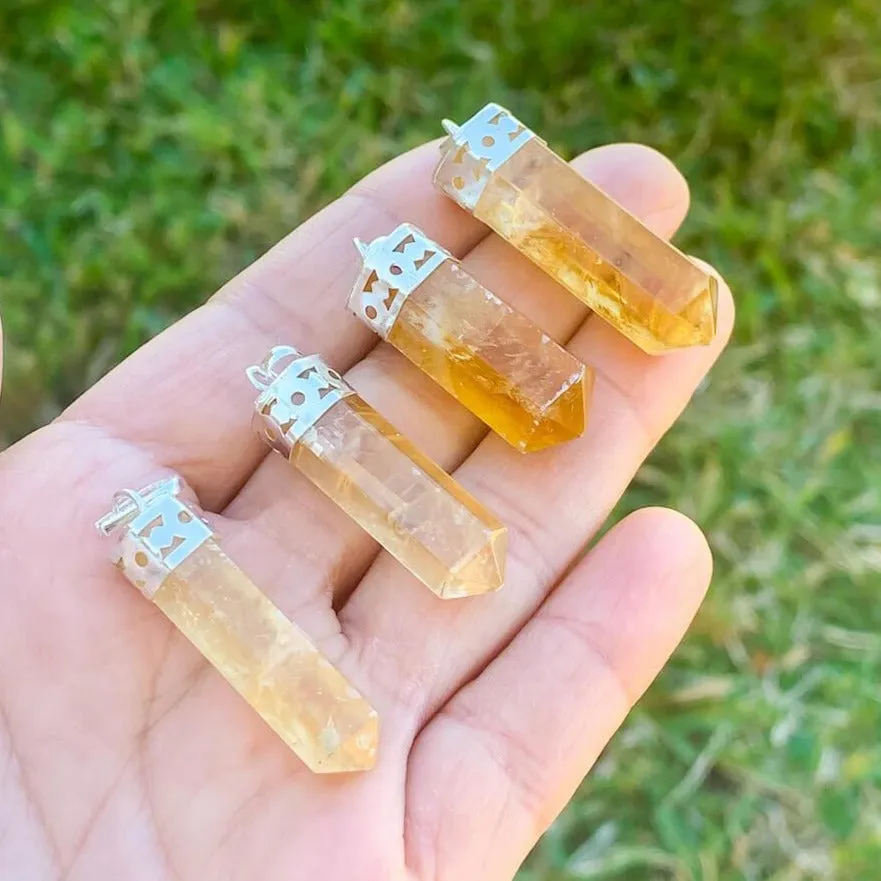 Citrine Pendant Necklace