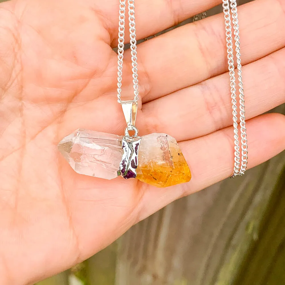 Citrine Pendant Necklace