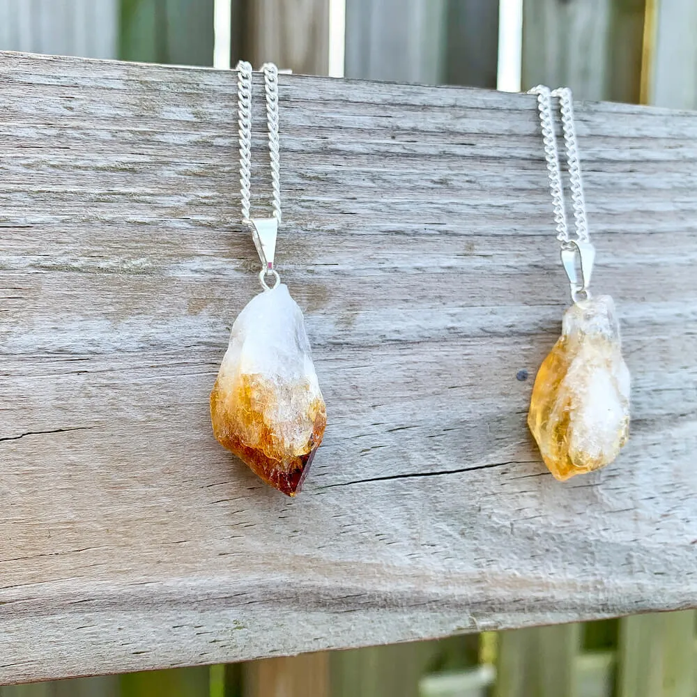 Citrine Pendant Necklace