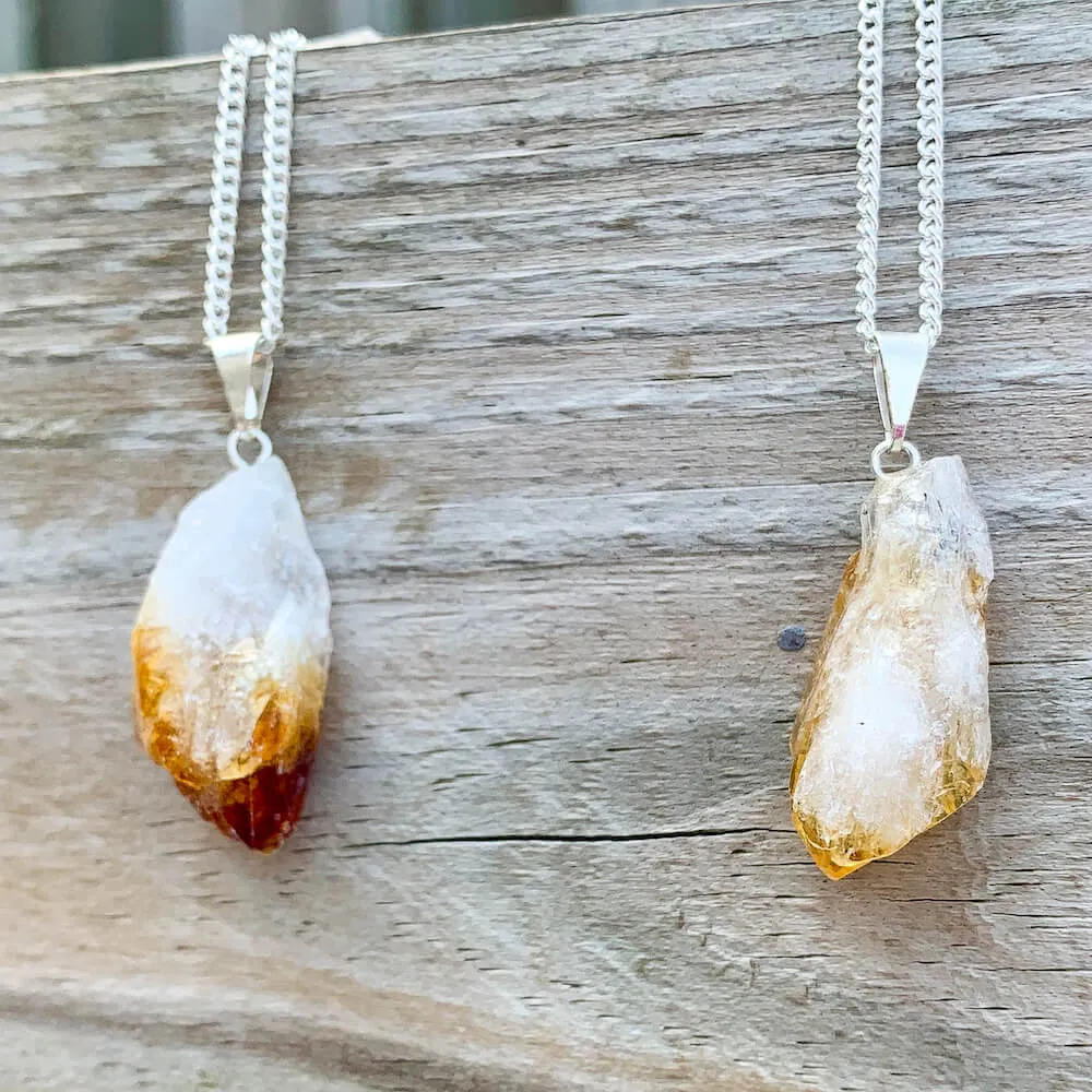 Citrine Pendant Necklace