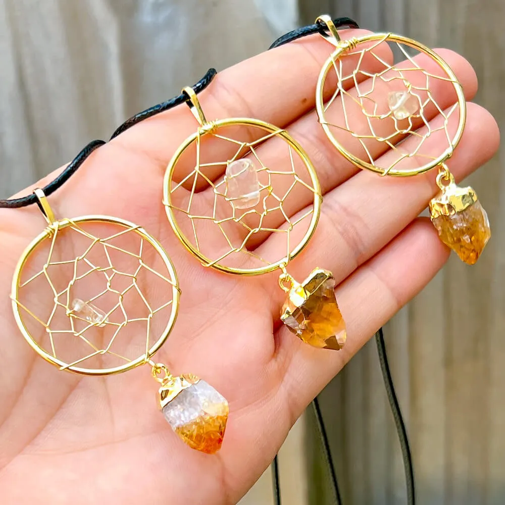 Citrine Pendant Necklace