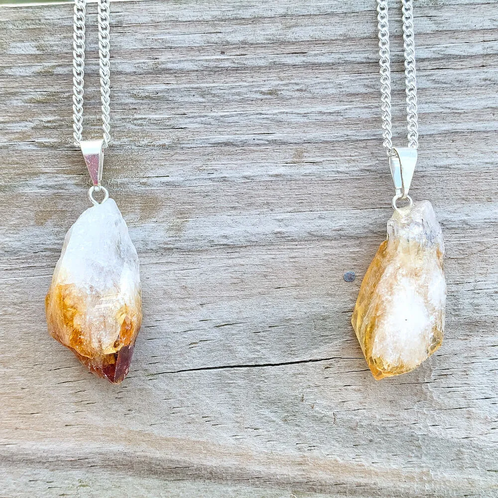 Citrine Pendant Necklace