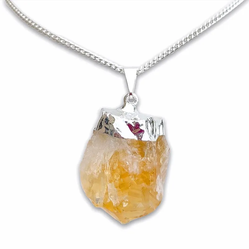 Citrine Pendant Necklace