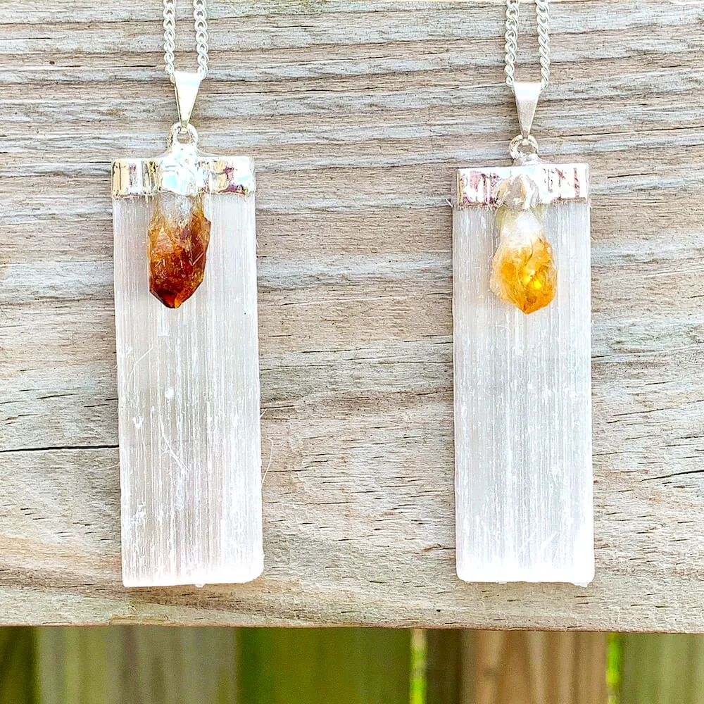 Citrine Pendant Necklace