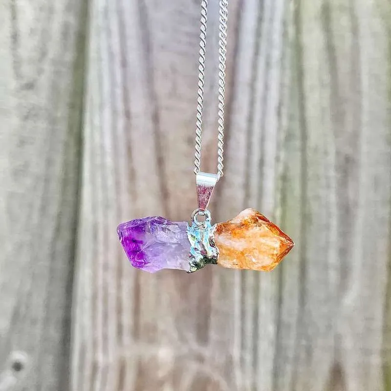 Citrine Pendant Necklace