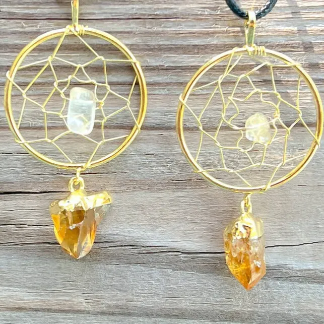 Citrine Pendant Necklace