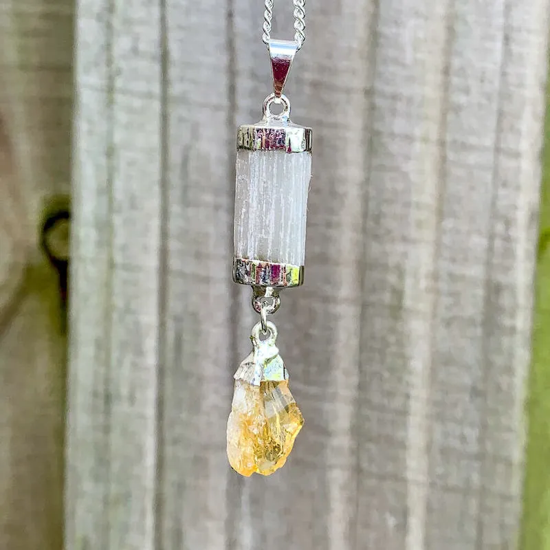 Citrine Pendant Necklace