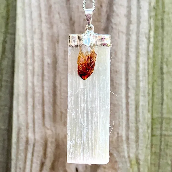 Citrine Pendant Necklace