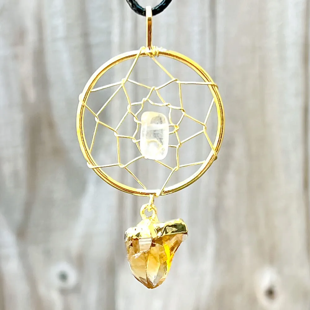 Citrine Pendant Necklace