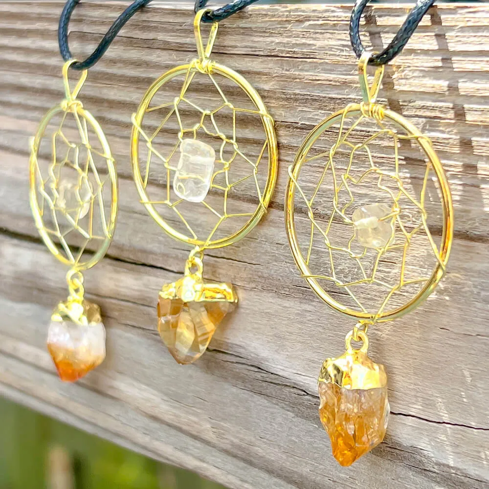 Citrine Pendant Necklace