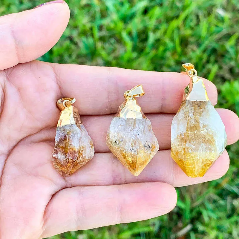 Citrine Pendant Necklace