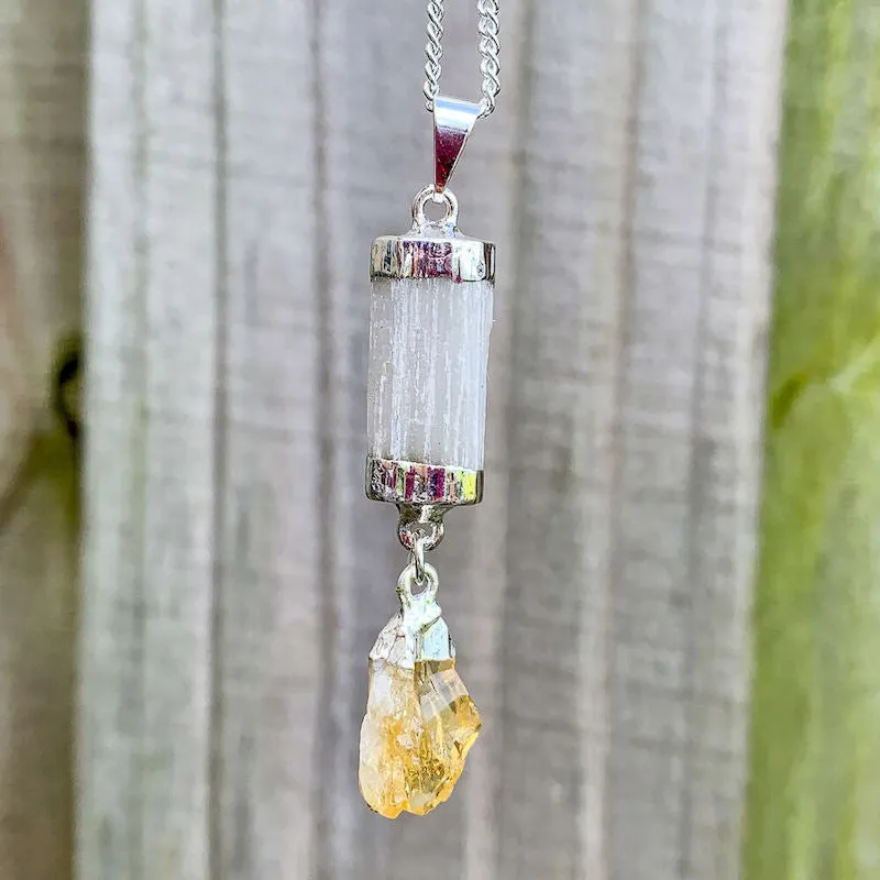 Citrine Pendant Necklace