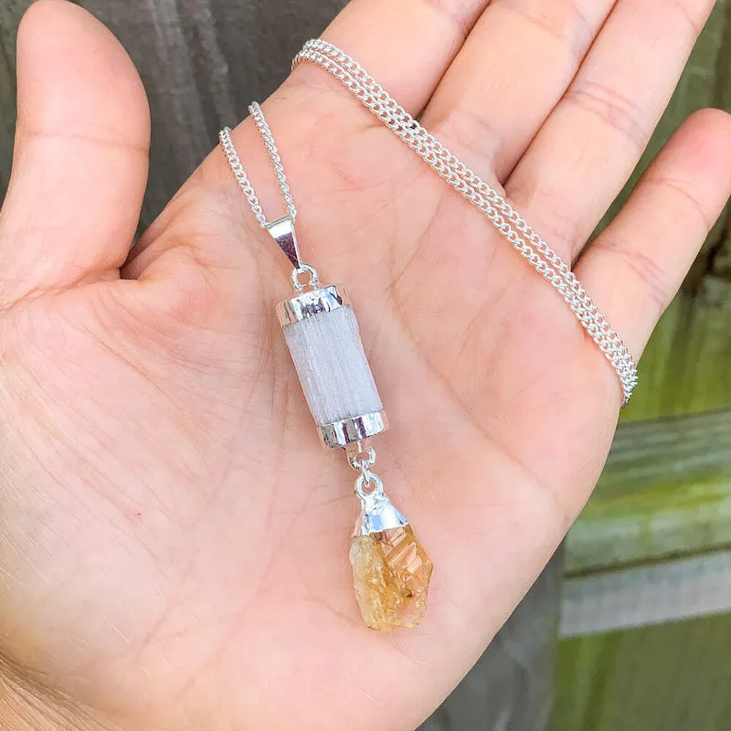 Citrine Pendant Necklace