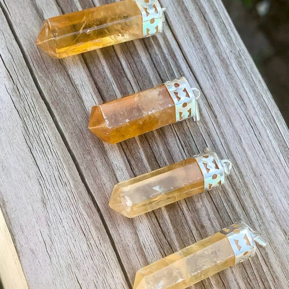 Citrine Pendant Necklace