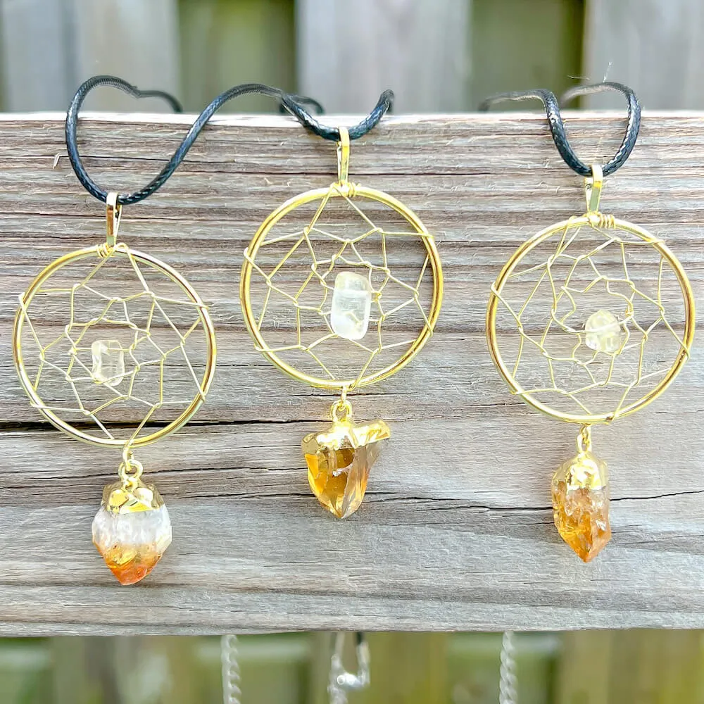 Citrine Pendant Necklace