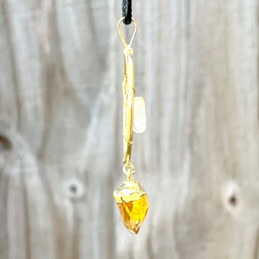 Citrine Pendant Necklace