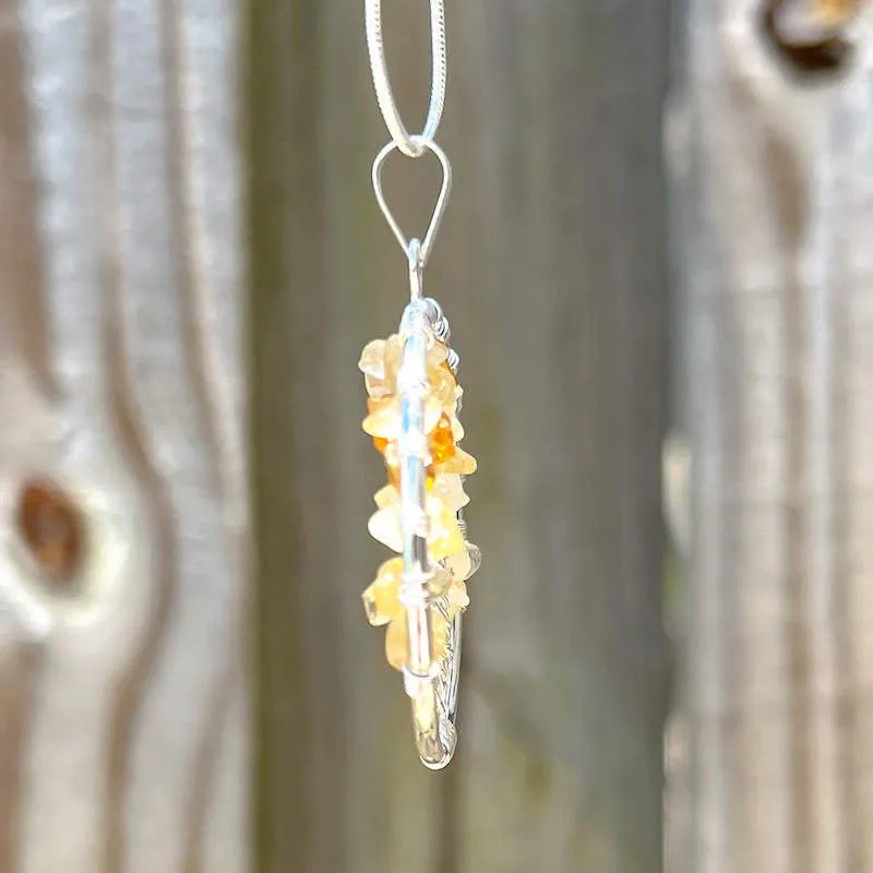 Citrine Pendant Necklace