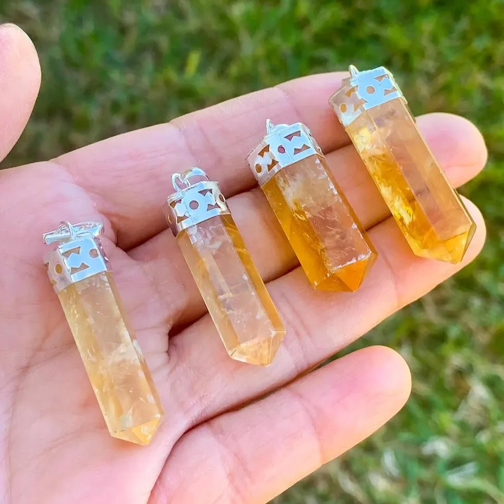 Citrine Pendant Necklace