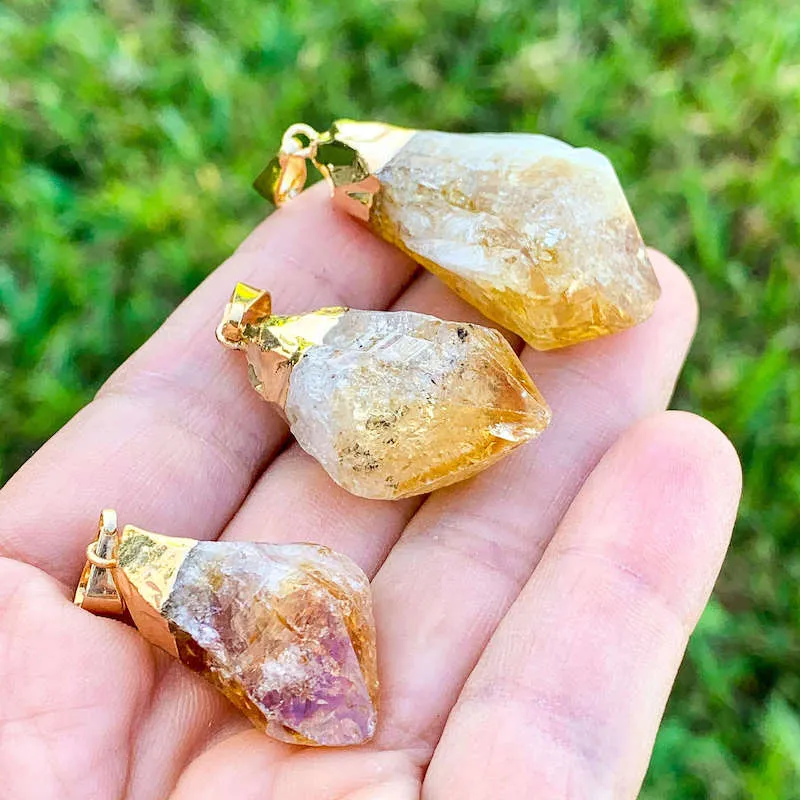 Citrine Pendant Necklace