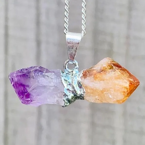 Citrine Pendant Necklace