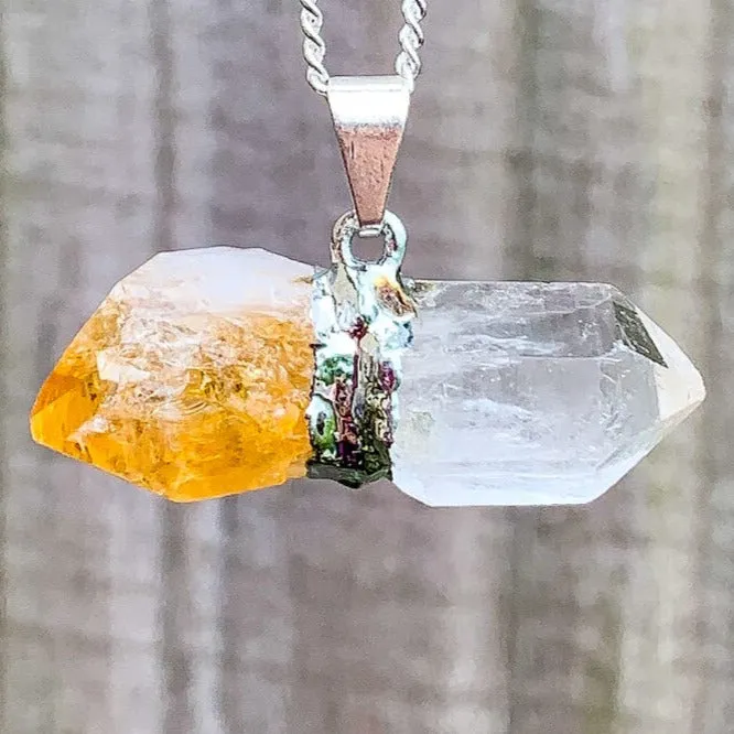 Citrine Pendant Necklace