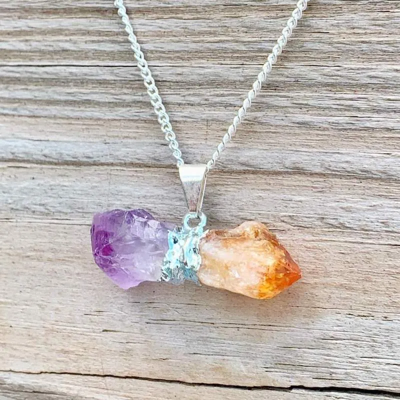 Citrine Pendant Necklace