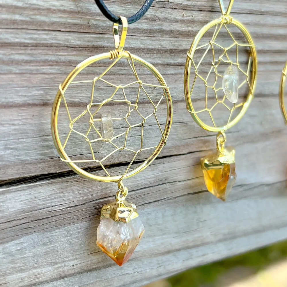 Citrine Pendant Necklace