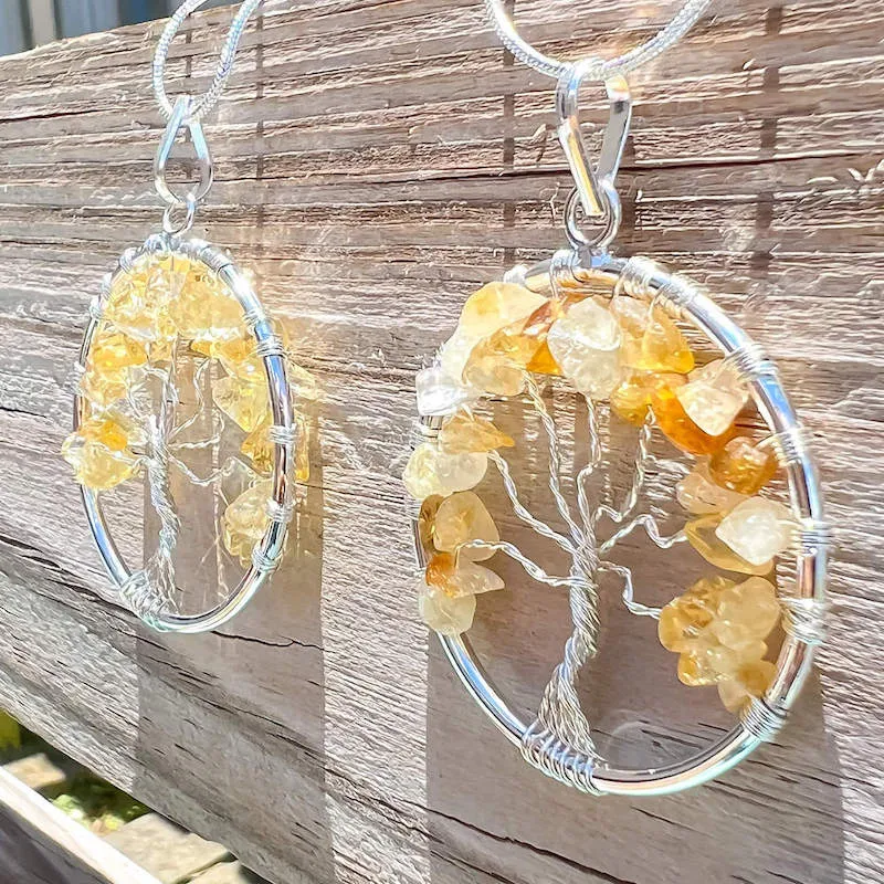 Citrine Pendant Necklace