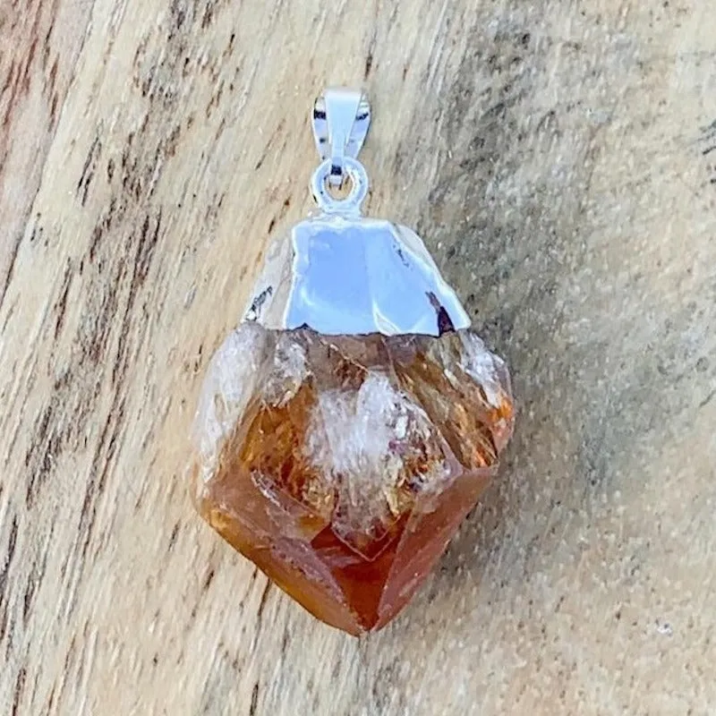 Citrine Pendant Necklace